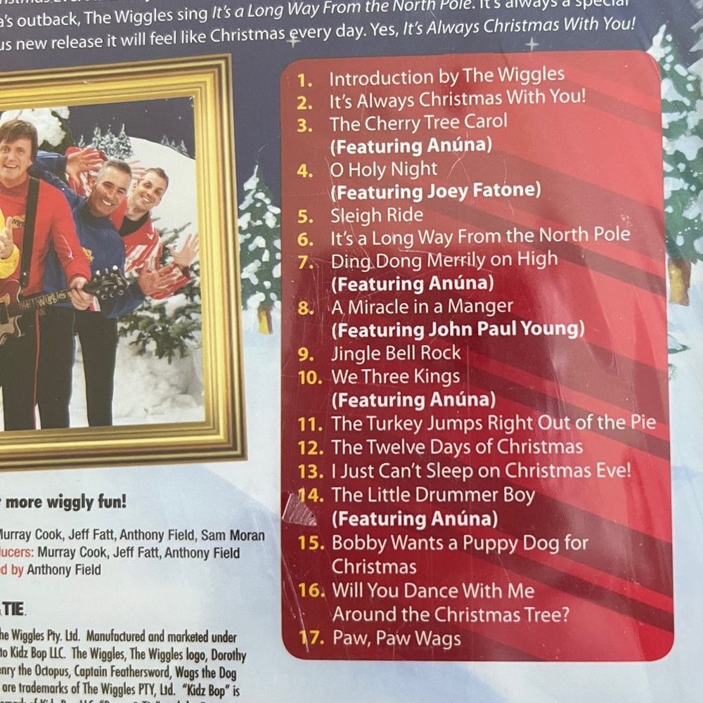 NWT The Wiggles CD It’s Always Christmas With You Featuring Joey Fatone … - Picture 4 of 4